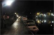 erie canal at night pano